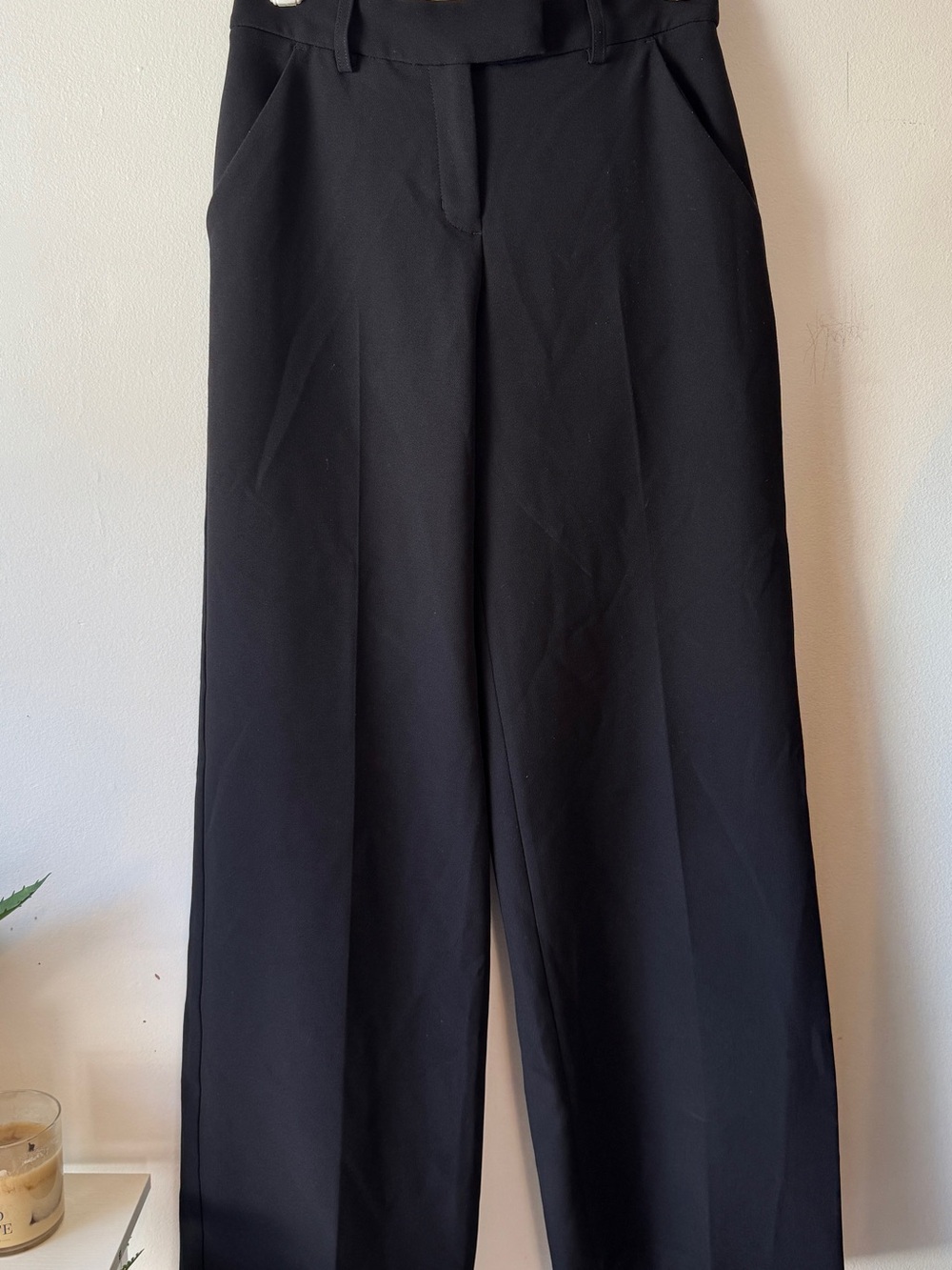 Express Black Relaxed Trouser Editor Pants